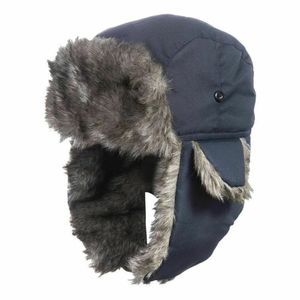 Trapper Hats Mens Women Unisex Warm Trooper Earflap Winter Flaps Ski Hat Bomber Russian Faux Fur 231122