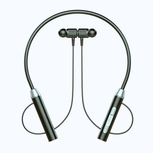 Kabelloser Kopfhörer Fone Bluetooth 5.0 Nackenbügel Kopfhörer Silikon Hifi Stereo Sport Headset Halter Wasserdichte magnetische Ohrhörer