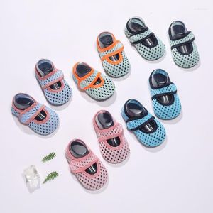 First Walkers Baby Shoes Summer Soft Infant Breathable Sneakers Mesh Floor Socks Non Slip Bottom Born