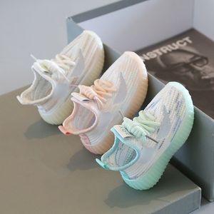 Barn sport sommar höst baby pojkar flickor mesh sneakers barn andas sport småbarn löpskor storlek 21-32