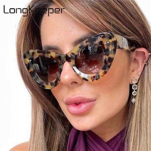 Солнцезащитные очки 2022 Retro Cat Eye Sun Glasses черные дизайнер бренд Толстые рамы.