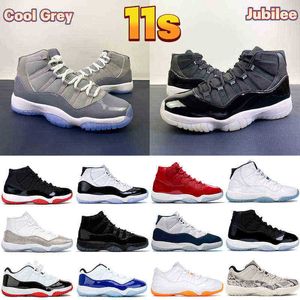 Topest Quality Jardons High Cool Grey 11 11s Men Big Boys Low Basketball Shoes 25th Anniversary White Bred Citrus Legend Blue Concord 45 Women Sneakers