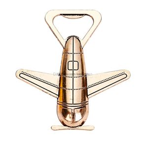 Novely Creative Airplane Bottle Openers Bröllopsgavar Retro Air Plan Travel Beer Bottle Opener för gäster Party Souvenirer eller dekorationer