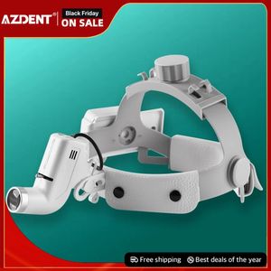 Büyüteç 5W Diş Led Kafa Işık lambası Binoküler Loupes Parlaklık Noktası Ajustable Dental Lab Far Far 231122