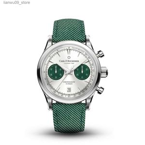 Relógios de pulso Novo Carl F. Bucherer Relógio Moda Tendência Relógio Múltiplo Alto Nível de Aparência Strap Relógio Masculino Relógio de Quartzo Q231123