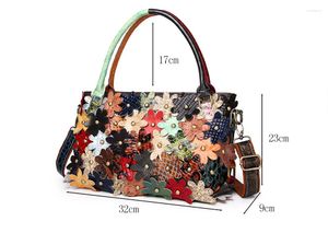 Evening Bags 2023 Leather Handbag Niche Tide Bag Serpentine Stitching Bump Color Rivet Single Shoulder Fashion Diagonal Span