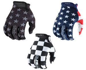 TLD bandeira americana dedo longo verão motocicleta cross country luvas de corrida luvas de bicicleta tricolor4128566