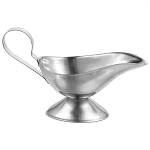 Baking Tools Stainless Steel Gravy Boat Sauce Pot Dipping Bowl Condiment Container Restaurant Cup