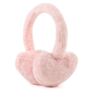 Ear muffs crianças inverno em forma de coração earmuffs tolddler menina quente bebê meninas aquecedores de pelúcia bonito cobre 3 8y 231123