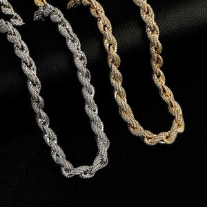 fibbia a molla catena a torsione in zirconio accessori per gioielli da uomo di moda hip hop bracciale versatile pasta fritta 14k vero oro Australia gioielli di moda bijoux