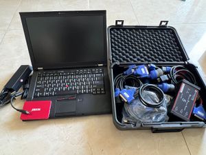 Diesel Truck Diagnostic Tool DPA5 Dearborn Protocol Adapter 5 DPA5 Tunga skanner med bärbar dator T410 I5 / I7 -kablar Fullständig uppsättning redo att använda 24V