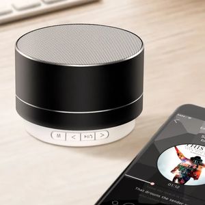 Portable Speakers A10 Wireless Bluetooth Speaker Small Steel Cannon Subwoofer Portable Mini Gift Card Bluetooth SpeakerColor 231122