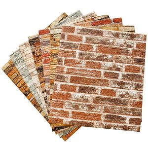 Wall Stickers 3D Sticker Imitation Brick Plane Furniture Wallpaper For Tile Living Room TV Backdrop