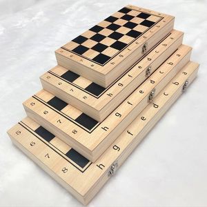 Schackspel 24 39 cm Set Board Vuxna barn Gift Family Game Chess Solid Wood Pieces Traditionell klassisk handgjorda 231123