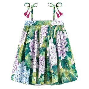 Girl Dresses Girl's Summer Style Clothing Casual Dress Fashion Baby Flowers Children Designer Kids Clothes Girls Party Nice