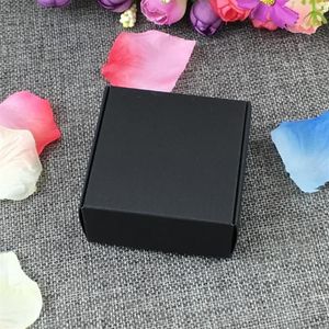 Jewelry Pouches Bags 50pcs 7 5 7 5 3cm Gift Kraft Box Boxes Blank Package Carry Case Cardboard Display For Accessory Accept Custo226h