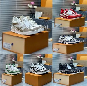 Designer-Skate-Sneaker 1854 Herrenschuhe, modische Plateau-Sneaker, Gummi-Sneaker, Leder-Sneaker, mehrfarbig, Schnür-Skate-Schuh, Lauftrainer