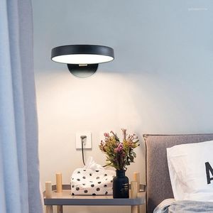 Wall Lamp Led Hexagonal Bedroom Decor Lamps For Reading Waterproof Lighting Bathroom