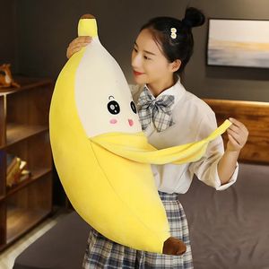 Dolls 4080CM Funny Lovely Banana Stuffed Soft Pillow Sofa Cushion Baby Cute Plush Doll Kids Fruit Toys Children Birthday Gifts 231122