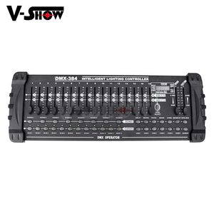 V-Show 384 DMX 512 controller console di illuminazione dmx perfetta per l'illuminazione di eventi