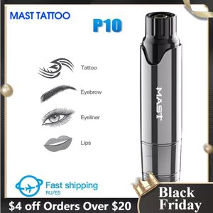 Tatueringsmaskiner Dragonhawk Mast P10 Makeup Permanent Machine Rotary Pen Eyeliner Tools Style Accessories For 231122