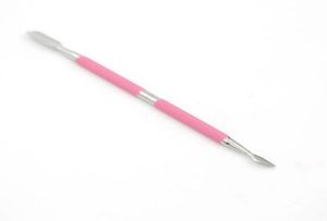 Nail Tools Cuticle Pusher professional senior Spoon Pink Painting 10 Pcslot Nail Cleaner Manicure Pedicare Stainless Steel 9005A2415803