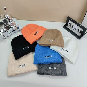 Designer Men's Knit Beanie Solid Warm Women's Winter Beanies Classics Simplicity Fashion Unisex Street Hats Casual Outdoor 7 Color Hats