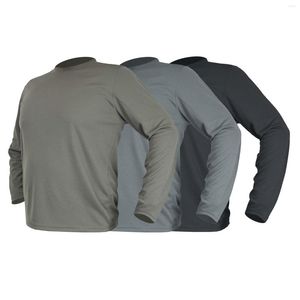 Camisetas masculinas Coolmax ar de seca rápida Camisa masculina Roupas esportivas ao ar livre Anti-estático e bacteriostático (3)