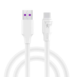 6.0 Ultra tjocka telefonkablar 5A Super Fast Charging Cable Type C USB Snabbladdning Datakabel Micro V8