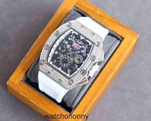 Водонепроницаемые механические часы для повседневной жизни, роскошные автоматические мужские часы Richa Millless Diamond, модные продажи, швейцарские наручные часы с механизмом