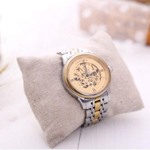 Jewelry Pouches Linen Pillow Display 8x8cm Pack Of 12 Bracelet Bangle Watch Stand Holder