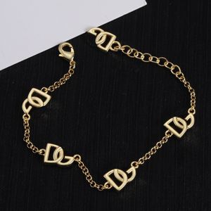 Modedesigner armband guldbokstäver för kvinnor i kombination med smycken armband för förlovningsgåvor