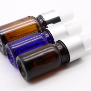 Flasche für ätherische Öle, Braun, Multi-Spezifikation, Kosmetik-Testgröße, Tropfflasche mit Kunststoffspitze, Glasflasche ZZ