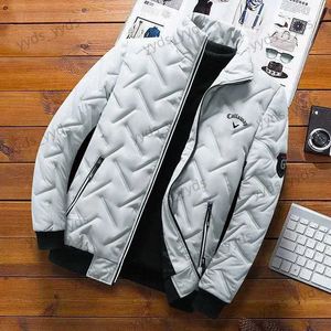 Kurtki męskie Callaway Parka Men Men Gruba kurtka jesienna zima bawełniana bawełniana puffer kurtka Harajuku Casual Coats Men Men Modne ubranie T231124