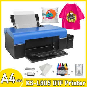 Skrivare för L805 T-shirt tryckmaskin impresora A4 hoodie