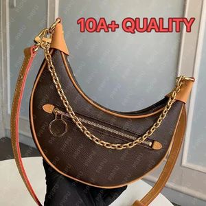 Designer Bag Loop Croissant Hobo Chain Crossbody Luxury Shoulder Bags womens purse Cosmetic Half-moon Underarm Purses Brown Handbags sling bag marel dicky0750 PRPU