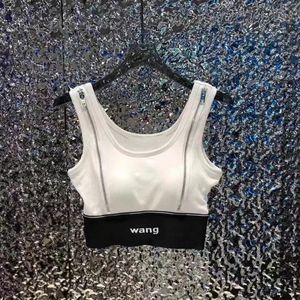 2023 NYA SOMMER SPORTSYGA HÖG STRECK Big U-Neck Vest Underwear Ladies Underwire Push-Up BH All Match Casual Vest