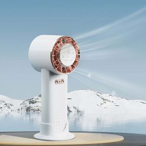 Diğer Ev Bahçesi Mini Elde Taşınma Fan 2200mAh Pil USB Şarj Edilebilir Soğuk Sıkıştırma Cilt Soğutma Dış Mekan 230422 için Taşınabilir Klima