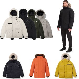 Mens Designer Down Jacket Hooded North Faced Jackets Workwear Parka Windbreakers Ytterkläder Kausal Kvinnor Tjocka varma rockar Toppar Pufferjacka mångfärgad