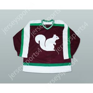 Custom SQUIRREL HOCKEY JERSEY ANY PLAYER OR NUMBER NEW Top Stitched S-M-L-XL-XXL-3XL-4XL-5XL-6XL