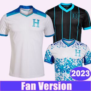 2023 Drużyna narodowa Honduras Męskie koszulki piłkarskie lozano Elis Arriaga Pereira Quioto Palma Home Biała wyjazd 3. koszula piłkarska krótkie mundur z krótkim rękawem