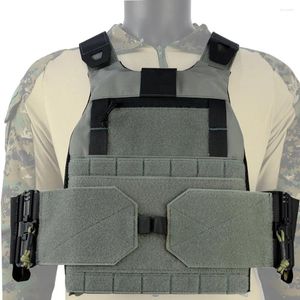 사냥 재킷 EVA 전술 조끼 Lightweiht 500D 나일론 내구성있는 바디 아머 플레이트 캐리어 JPC Molle Powered Combat Vests Fits Outdoor Sports