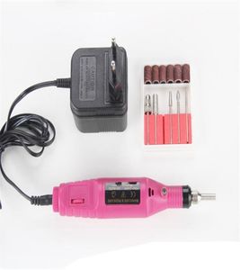 Professional Power Drill Electric Manicure Machine Nail Drill Pedicure File Polish Form Tool Feet Care Product 1set 6Bits9829780