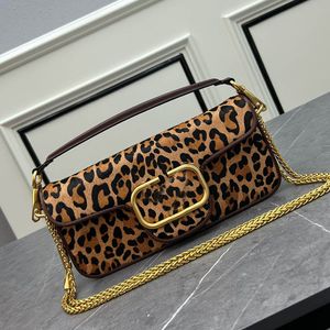 Mini bolsa de corrente deslizante bolsa feminina designer de luxo bolsa de ombro alça superior bolsa leopardo animalier padrão baguette bolsa crossbody tote bolsa de embreagem de halloween