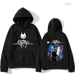 Erkek Hoodies Sweatshirtler Yeni Stray Cat Oyunu Baskı Sokak Giysileri Erkek Kadınlar Günlük Moda Büyük Boyutu Hoodie Sulağı Takipleri Giyim Poi4