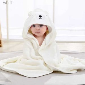 Towels Robes Toddler Baby Hooded Towels Newborn Kids Bathrobe Super Soft Bath Towel Blanket Warm Sleeping Swaddle Wrap for Infant Boys GirlsL231123
