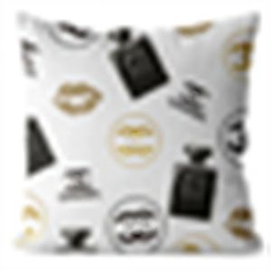 Decorative Pillow Luxury Cushion Christmas Designer Pillowcase Letter Print Fashion Throw Cushions Cotton Pillows Covers Home Textiles 45*45cm