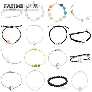 Fahmi Lucky fashion, cores doces pérola aberta urso pulseira de círculo simples pulseira de contas de urso de círculo completo aniversário, noivado, presente, festa, casamento