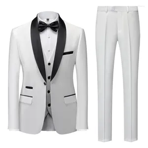 Men's Suits Business Casual Suit Set Wedding Master Dresses Hall Large Three Piece Men