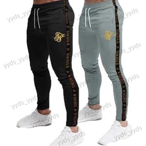 Męskie spodnie męskie wysokiej jakości SIK SIK SILK BRANNE Polyester Spodery Fitness Fitness Casual Spodery codzienne trening fitness swobodne sporty do joggingu t231123